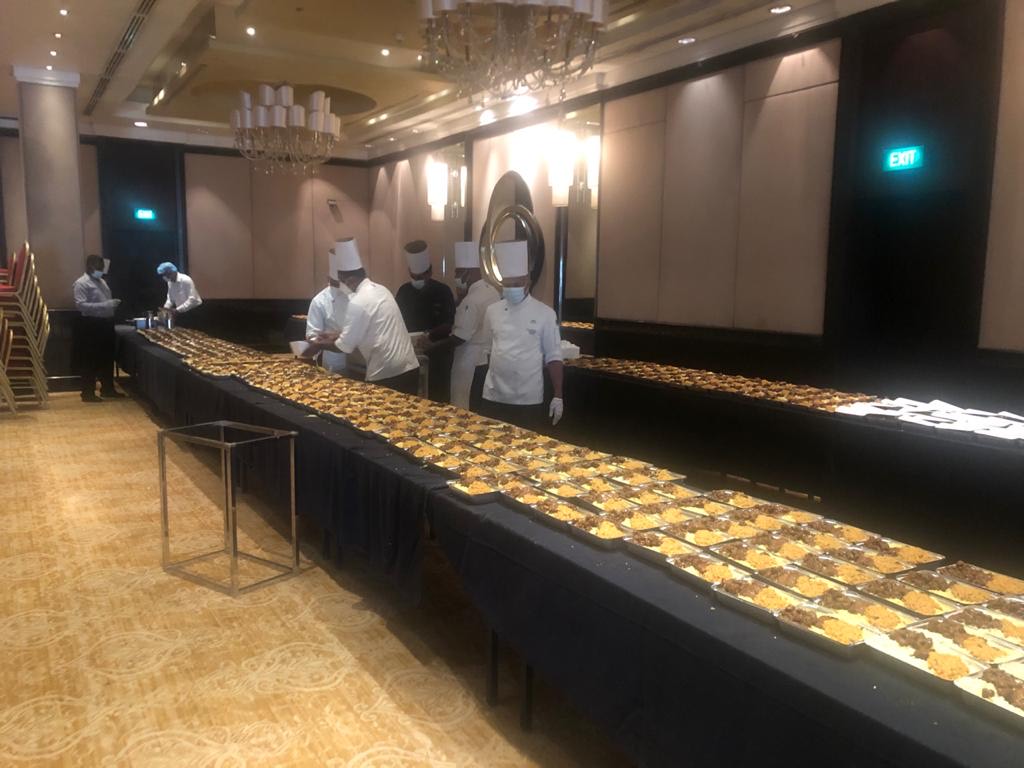 Meals being prepared at Hotel Cinnamon Grand. Photo Credit: Union Assurance